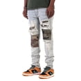thumbnail image 4 of KDNK Men Camo Patched Jeans (Blue), 4 of 4