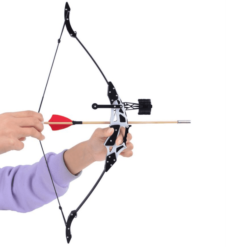 19"18Ibs Archery Mini Recurve Bow Kit High Elastic Fiber Limbs Kid Target