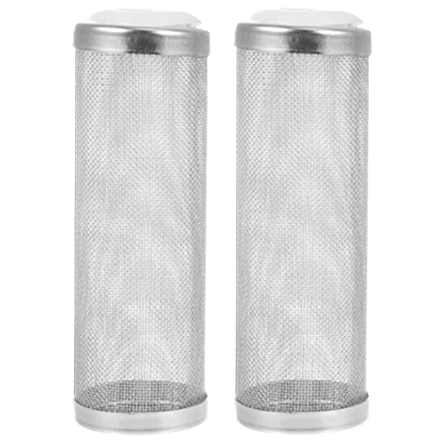 Shisuyan 2pcs Fish Tank Filters Household Metal Aquarium Filters Stainless Tank Tubes