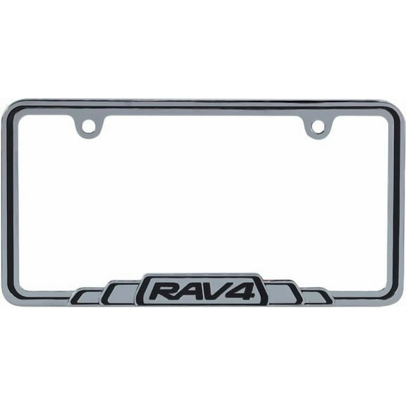 Chroma Graphics 042591 For Toyota RAV4 Chrome Metal License Plate Frame