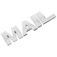thumbnail image 3 of Shisuyan 4Pcs 3D Letters Metal Letters Mailbox Letters Small Metal Letters Metal Letter Decal for Mailbox, 3 of 8