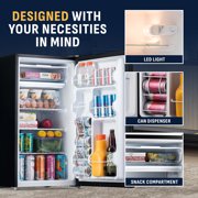 Newair 3.3 Cu. Ft. Compact Mini Refrigerator with Freezer, Can Dispenser, Energy Star Certified, and Quiet Compressor