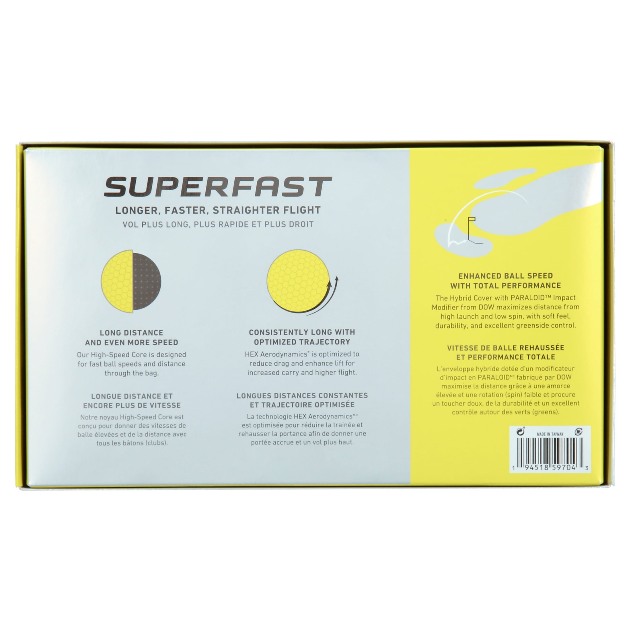 Callaway Golf Superfast Golf Balls, 1.5 lb, 15 Pieces