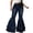 Blue, variant on JDEFEG Jean Pants for Women Plus Women's Fashion Classic Retro Bell Bottom Pants High Waist Stretch Fit Long Denim Bell Bottom Jeans Jean Vest Women Black Size M