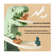 thumbnail image 5 of "Juguete Infantil De Tobogán De Escalada Con 5 Dinosaurios Belug, Verde ", 5 of 5