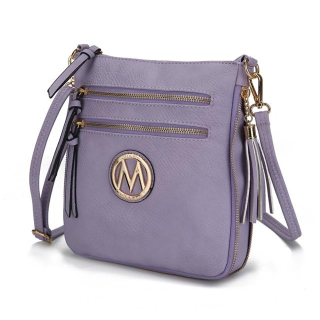 MKF Collection MKF-0229LV Angelina Crossbody Bag, Lavender