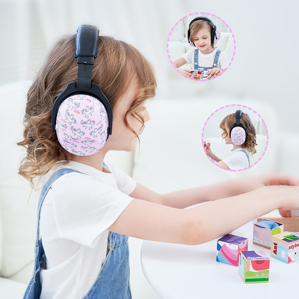 ZOHAN Kids Ear Protection, NRR 22 dB, Unicorn Design photo 5