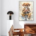 thumbnail image 5 of Hudo Harrier Funny Dog Poster Bathroom Wall Art Decor - Harrier Dog Canvas Wall Art - Bathroom Wall Art - Dog Room Decor, 5 of 5