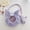 kuromi, variant on kuromi transparent crossbody bag cartoon character cute Cinnamoroll doll toy exquisite fashion creative bag