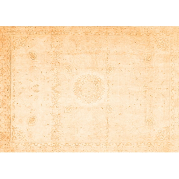 Ahgly Company Indoor Rectangle Persian Orange Traditional Area Rugs, 2' x 3'