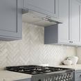 thumbnail image 4 of Streamline 30 in. Anapo Ductless Undermount 80 CFM Range Hood in Brushed Stainless Steel with Mesh Filters, Push Button Control, LED Light, 4 of 17