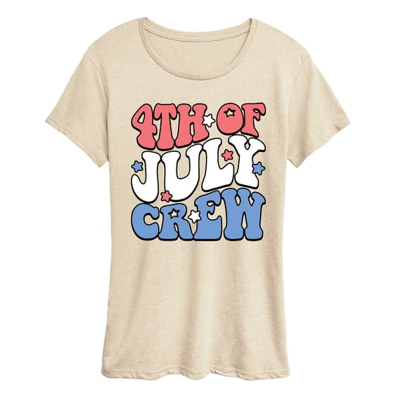 Instant Message - 4th of July Crew Short Sleeve Graphic T-Shirt