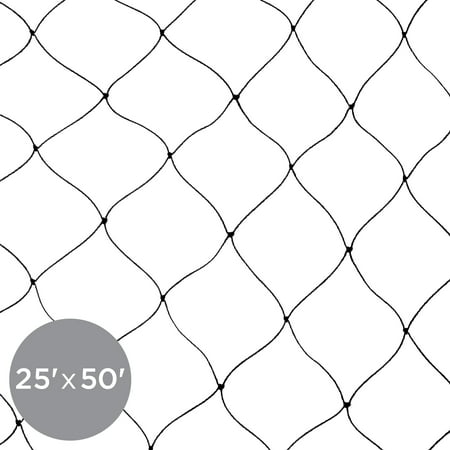 Best Choice Products Multi-Filament 25x50-foot Mesh Protective Square Bird Netting,