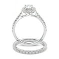 thumbnail image 6 of Oryn Jewelry Round Cut 1.8 Ct Moissanite Bands - 14K White Gold Plated Bands - Halo Wedding Band for Women - Forever Moissanite Jewelry - Special Occasion Band - Proposal Gift Jewelry, 6 of 6