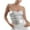 Silver, variant on Kaemgyyd Sequin Tube Tops for Women Summer Glitter Sparkle Strapless Bandeau Cute Shirt Ruched Trendy Going out Clothes