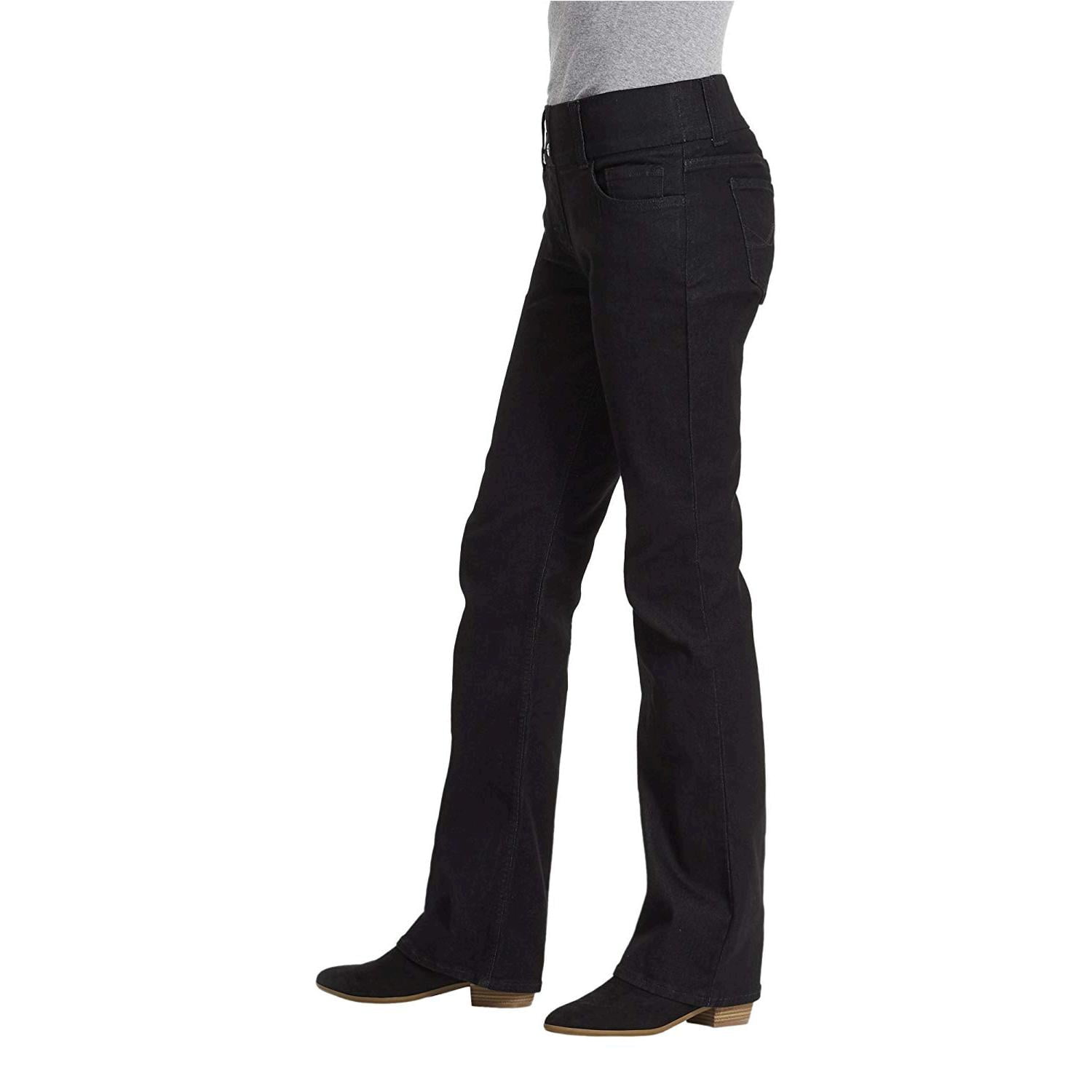 riders by lee indigo women's pull on waist smoother bootcut