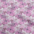 thumbnail image 1 of oneOone Georgette Viscose Pink Fabric Abstract Line Drawing Floral Sewing Material Print Fabric By The Yard 42 Inch Wide, 1 of 6