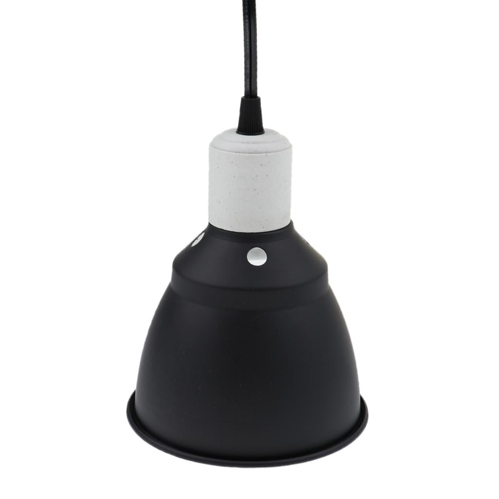 Dualoai Dome Lamp Fixture for Reptiles Amphibians Poulty Heat Lamp UVA UVB Bulb Halogen
