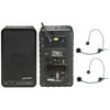Azden Single-Channel VHF Powered Speaker System With Wireless Mics - A4, 171.905MHz Headset