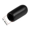 thumbnail image 3 of Protectores de rosca Unique Bargains tornillo 5mm ID Tapa de extremo redondo negro 100uds, 3 of 4