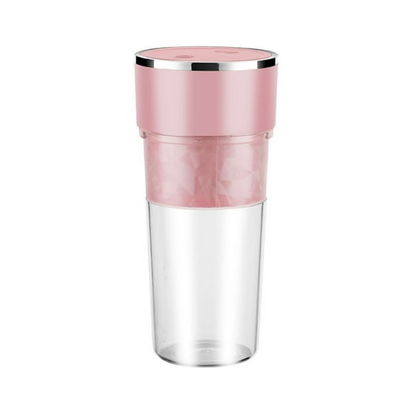 Portable Blender Cup,Portable Blender Bottle Portable Blenders, Blenders for Shakes, Fruit Juicer Usb Rechargeable with 4 Blades, Handheld Blenders for Sports Travel and Outdoor