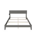 thumbnail image 4 of AFI Orlando Queen Solid Wood Panel Bed with USB Charger in Gray, 4 of 6