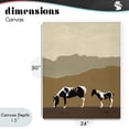 thumbnail image 4 of Stupell Industries Rustic Lodge Modern Mountains Horses Canvas Art, 24 x 30, by Patricia Pinto, 4 of 8