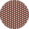 thumbnail image 1 of Ahgly Company Machine Washable Indoor Round Transitional Brown Sugar Brown Area Rugs, 6' Round, 1 of 7