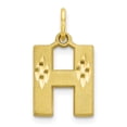 thumbnail image 1 of 10K Yellow Gold Charm Pendant Themed Initial H, 1 of 3