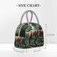 thumbnail image 2 of Fotbe Green Forest Dinosaur Bolsa de Almuerzo con Estampado, Lonchera Aislada, Contenedor de Comida Reutilizable Tipo Cooler a Prueba de Fugas, 2 of 6