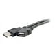 C2G 9.8ft USB Câble d'Extension - USB A vers USB A Câble d'Extension - USB 2.0 - M/F - Câble USB - USB (M) vers USB (F) - 10 ft - Noir – image 1 sur 3
