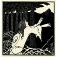thumbnail image 2 of Beardsley, Aubrey 26x27 White Modern Wood Framed Museum Art Print Titled - Venus and Tannhauser, 2 of 4