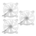 thumbnail image 3 of Computer Case Ventilator, Large Air Volume Design Computer Case Cooler Shockproof and Silent Working Colorful Light  for Notebook CPU for Home Computer Transparent Round Frame, 3 of 7
