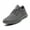 Gray, variant on Men Casual Shoes Comfortable Walking Shoes Slip-on Sneakers Breathable Sport Athletic Gym Shoes