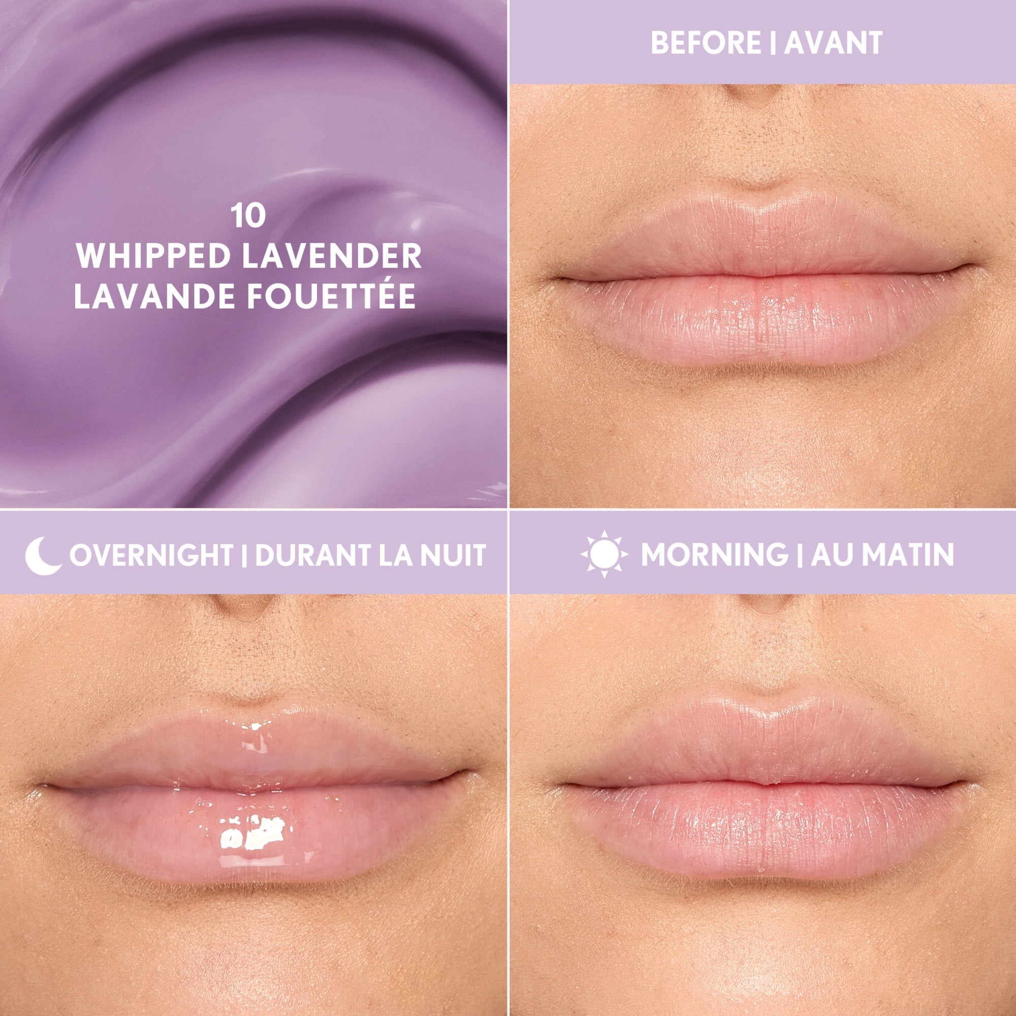 Masque Clean Fresh Jammy de COVERGIRL, 10 Whipped Lavender, formule crémeuse, à base d'huiles d'avocat et de pépins de raisin, applicateur sans contact, 7 g (0,24 oz)