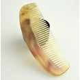 thumbnail image 2 of Magik 3~5 Pack Massage Tendon Comb Natural Amber Ox Horn Portable Hair Beard Unisex Tool Gift (3 Pack, Ox Horn Comb), 2 of 7
