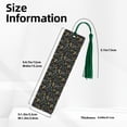 thumbnail image 3 of Kdxio Wasp and Florals Print Metal Tassel Bookmarks,Perfect Gift for Art Lovers and Bookworms Metal Bookmarks for Women, 3 of 8