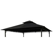 International Caravan St. Kitts Replacement Canopy for 10 ft. Canopy Gazebo-Color:Black