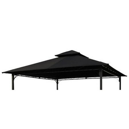 International Caravan St. Kitts Replacement Canopy for 10 ft. Canopy Gazebo-Color:Black