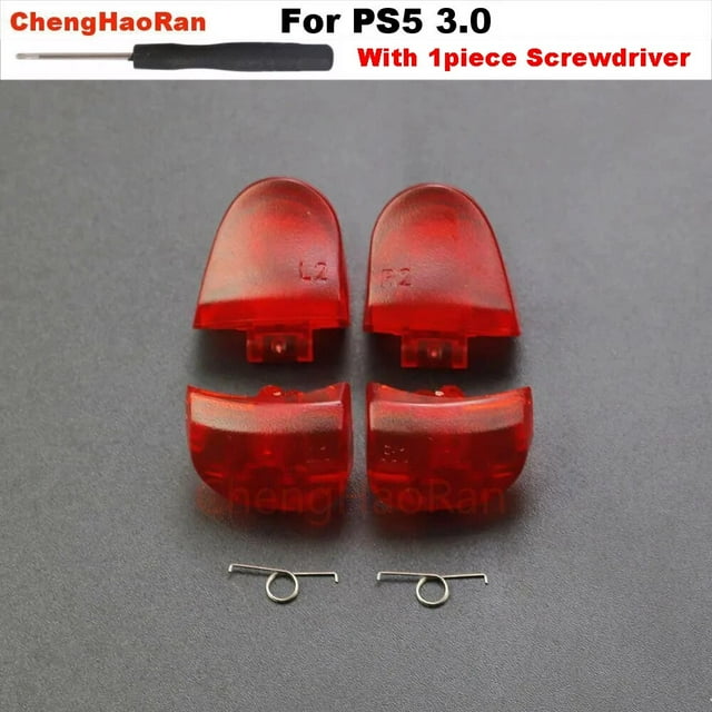 1ensemble pour PS5 V3.0 BDM-030 Contrôleur L1 R1 L2 R2 Gâchettes Boutons d'Épaule avec Ressorts Pièces de Rechange Accessoires L