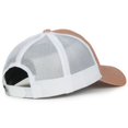 thumbnail image 3 of Outdoor Cap Glitter Trucker Hat – Low Profile Structured Mesh Back Baseball Cap, Adjustable Snapback, One Size, Rose Gold/White, 3 of 9