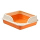 thumbnail image 4 of Caja de arena para gatos Yinane semicerrada antiadherente naranja, 4 of 8