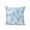 Blue, variant on 1 Pack Outdoor Throw Pillow, Blue Ombre Hot Air Balloon Waterproof Pillow with Insert Included, Modern Balloon Float Clouds Decorative Accent Cushion Sofa Pillows for Patio Porch, 16 x 16 In
