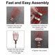 thumbnail image 4 of Adjustable Fruit Picker Tool with 1.6m Extendable Pole for Easy, 4 of 5