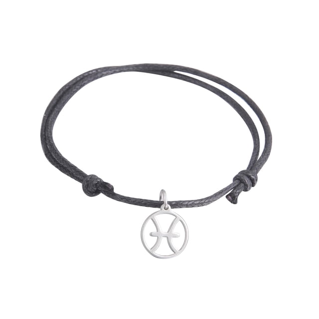 Skyrim Zodiac Korea Wax Cord Bracelet For Lovers Women Men Constellation Leo Taurus Virgo Couple Bracelets Mother's Day GiftRed Cord Gao Jinjia LED