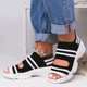 thumbnail image 5 of WILLBEST Sandalias Flexibles Para Mujer Con Tacón Medio De Malla Y Puntera De Goma Deportiva Con Plataforma Cubierta, 5 of 6