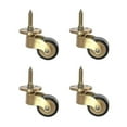 thumbnail image 1 of Justharion 4x Durable And Long-lasting Solid Brass Caster Wheels Built To Last Gold, 1 of 6