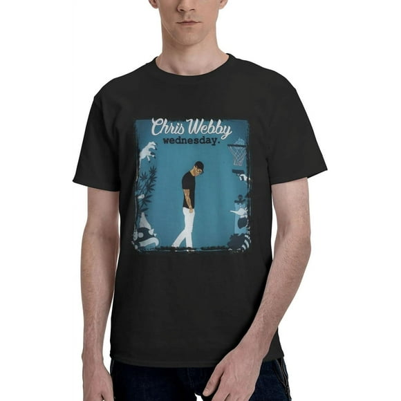 Chris Webby Wednesday T-Shirts Man's Summer O-Neck Cool Short Sleeve Logo Graphic Tees