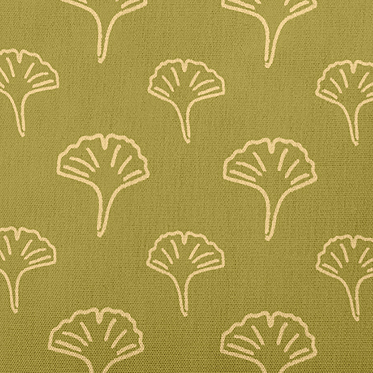 16" x 16" Simply Daisy Cottage Ginko Polyester Accent Pillow, Muted Gold Qty 1
