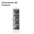thumbnail image 2 of Mueble De Cocina Botellero Madesa 4 Niveles 20cm Crema, 2 of 5